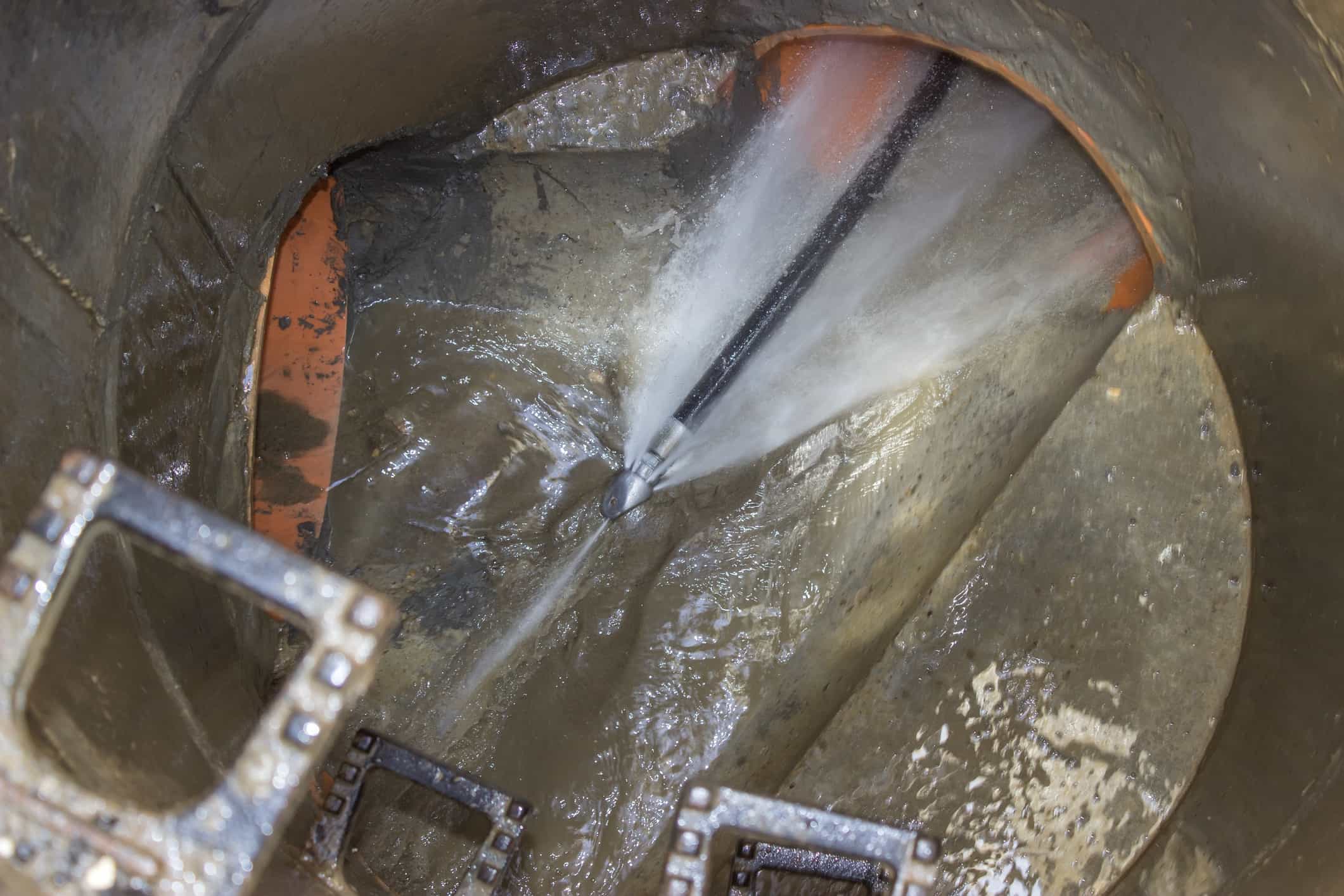 drain jetting in cheshire with a high pressure hose
